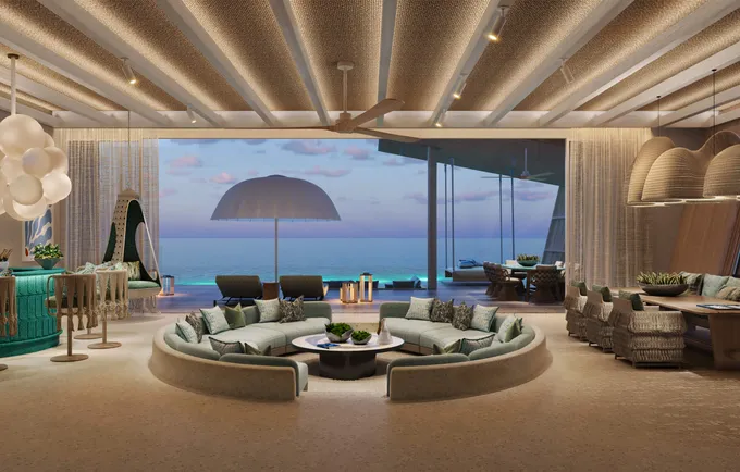 maldives resort somewhere .Here